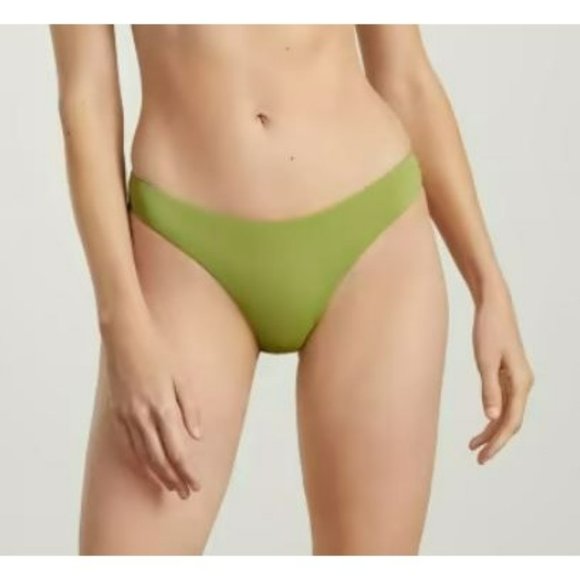 Everlane Other - Everlane Thigh High Bikini Bottom Pepper Green Size S NWT